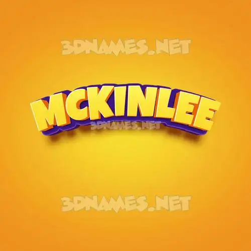mckinlee in Orange Toon style - 3D name wallpaper mckinlee in Orange Toon style - 3D name wallpaper