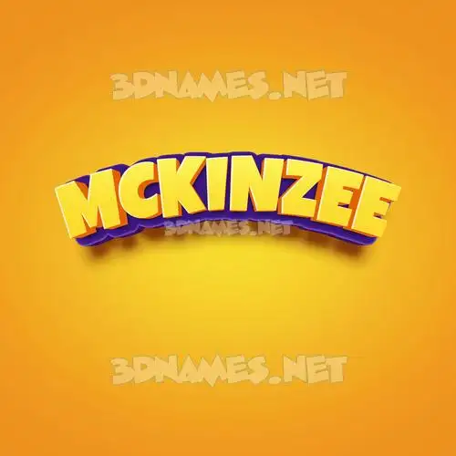mckinzee in Orange Toon style - 3D name wallpaper mckinzee in Orange Toon style - 3D name wallpaper