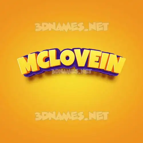 mclovein in Orange Toon style - 3D name wallpaper mclovein in Orange Toon style - 3D name wallpaper
