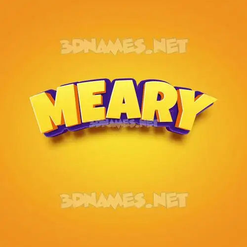 meary in Orange Toon style - 3D name wallpaper meary in Orange Toon style - 3D name wallpaper