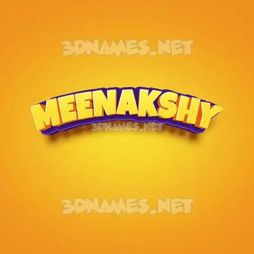 meenakshy in Orange Toon style - 3D name wallpaper meenakshy in Orange Toon style - 3D name wallpaper