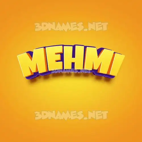 mehmi in Orange Toon style - 3D name wallpaper mehmi in Orange Toon style - 3D name wallpaper