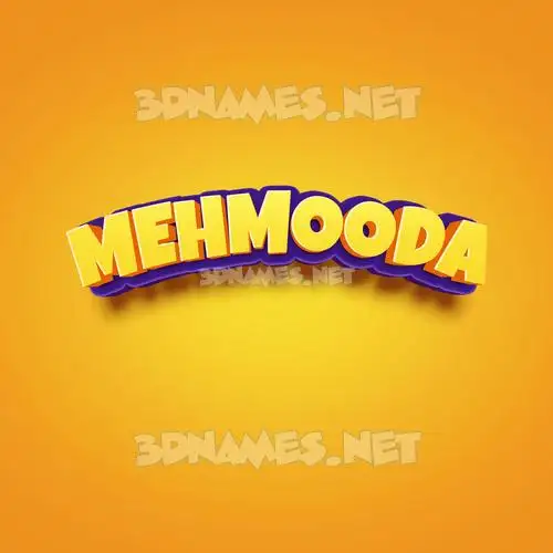 mehmooda in Orange Toon style - 3D name wallpaper mehmooda in Orange Toon style - 3D name wallpaper