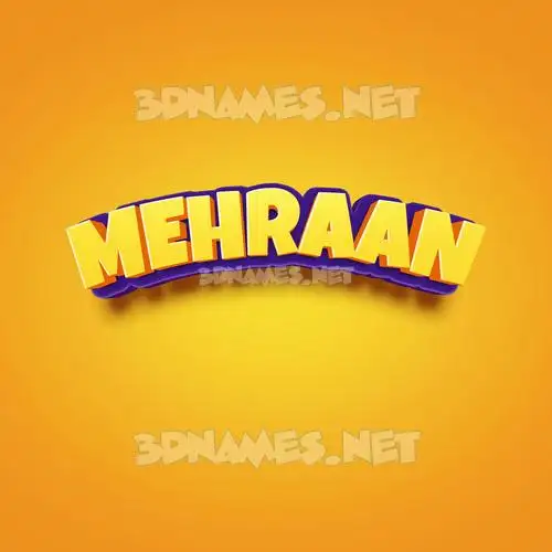 mehraan in Orange Toon style - 3D name wallpaper mehraan in Orange Toon style - 3D name wallpaper