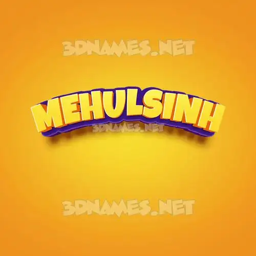 mehulsinh in Orange Toon style - 3D name wallpaper mehulsinh in Orange Toon style - 3D name wallpaper
