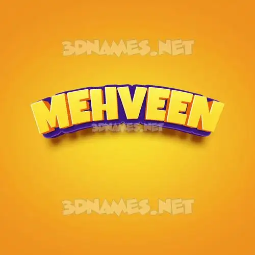 mehveen in Orange Toon style - 3D name wallpaper mehveen in Orange Toon style - 3D name wallpaper