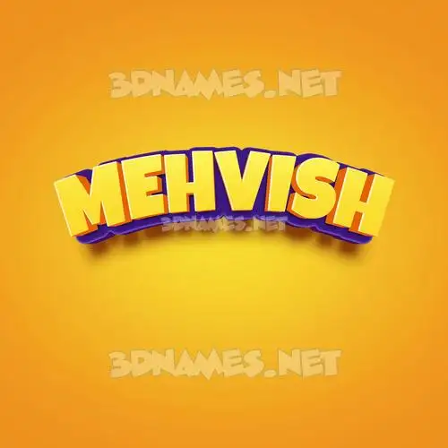 mehvish in Orange Toon style - 3D name wallpaper mehvish in Orange Toon style - 3D name wallpaper