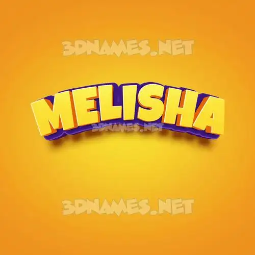 melisha in Orange Toon style - 3D name wallpaper melisha in Orange Toon style - 3D name wallpaper