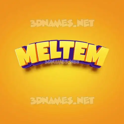 meltem in Orange Toon style - 3D name wallpaper meltem in Orange Toon style - 3D name wallpaper
