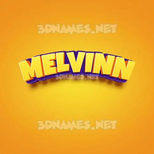 melvinn in Orange Toon style - 3D name wallpaper melvinn in Orange Toon style - 3D name wallpaper