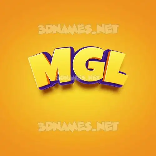 mgl in Orange Toon style - 3D name wallpaper mgl in Orange Toon style - 3D name wallpaper