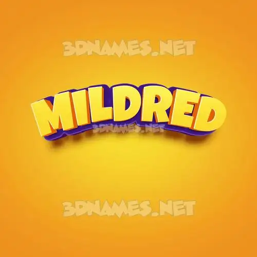 mildred in Orange Toon style - 3D name wallpaper mildred in Orange Toon style - 3D name wallpaper