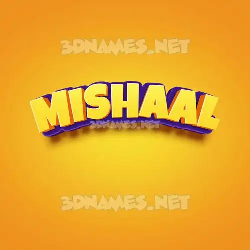 mishaal in Orange Toon style - 3D name wallpaper mishaal in Orange Toon style - 3D name wallpaper