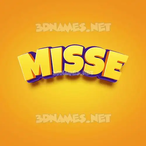 misse in Orange Toon style - 3D name wallpaper misse in Orange Toon style - 3D name wallpaper