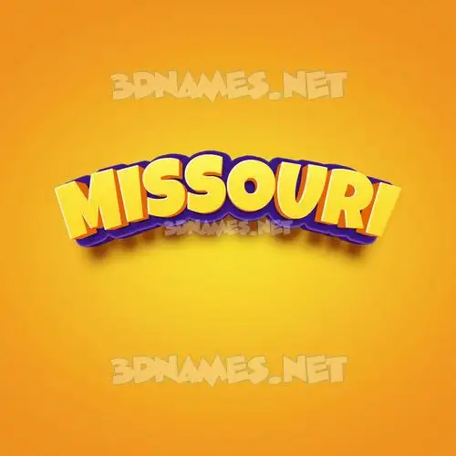 missouri in Orange Toon style - 3D name wallpaper missouri in Orange Toon style - 3D name wallpaper