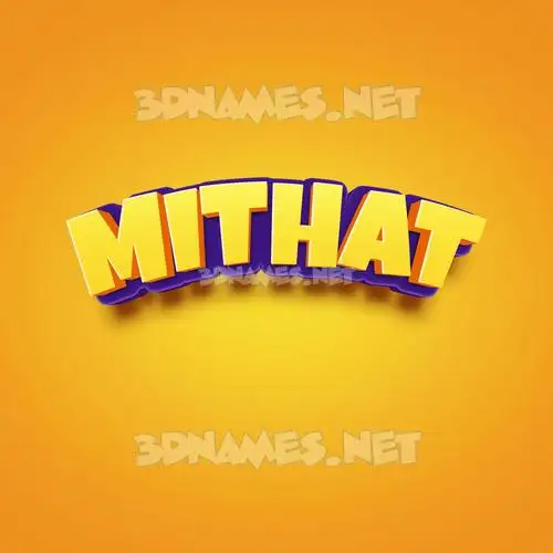 mithat in Orange Toon style - 3D name wallpaper mithat in Orange Toon style - 3D name wallpaper