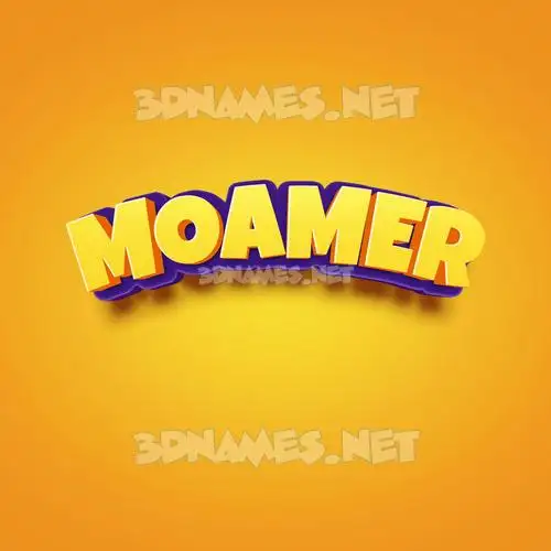 moamer in Orange Toon style - 3D name wallpaper moamer in Orange Toon style - 3D name wallpaper