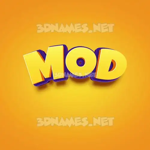 mod in Orange Toon style - 3D name wallpaper mod in Orange Toon style - 3D name wallpaper