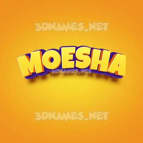 moesha in Orange Toon style - 3D name wallpaper moesha in Orange Toon style - 3D name wallpaper