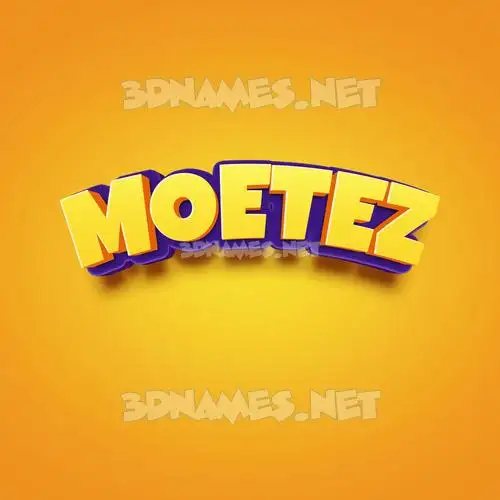 moetez in Orange Toon style - 3D name wallpaper moetez in Orange Toon style - 3D name wallpaper