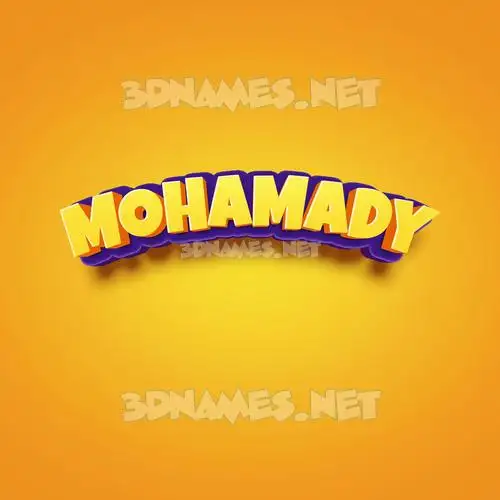 mohamady in Orange Toon style - 3D name wallpaper mohamady in Orange Toon style - 3D name wallpaper