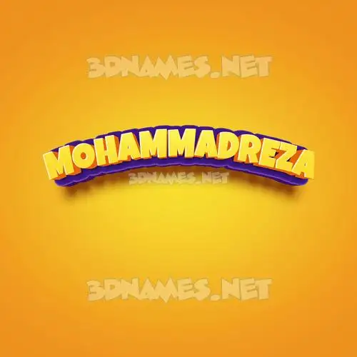 mohammadreza in Orange Toon style - 3D name wallpaper mohammadreza in Orange Toon style - 3D name wallpaper