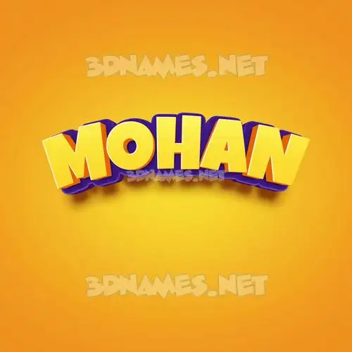 mohan in Orange Toon style - 3D name wallpaper mohan in Orange Toon style - 3D name wallpaper