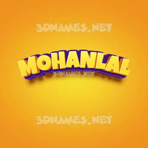 mohanlal in Orange Toon style - 3D name wallpaper mohanlal in Orange Toon style - 3D name wallpaper
