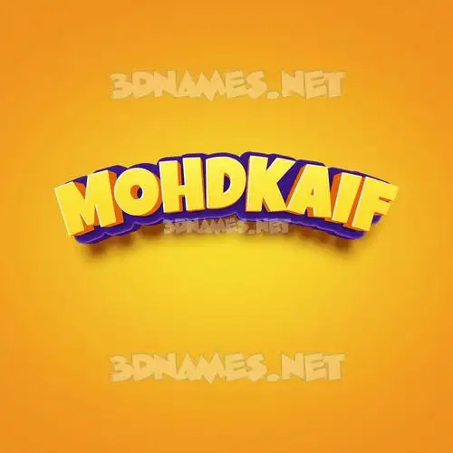 mohdkaif in Orange Toon style - 3D name wallpaper mohdkaif in Orange Toon style - 3D name wallpaper