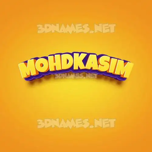 mohdkasim in Orange Toon style - 3D name wallpaper mohdkasim in Orange Toon style - 3D name wallpaper