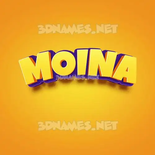 moina in Orange Toon style - 3D name wallpaper moina in Orange Toon style - 3D name wallpaper
