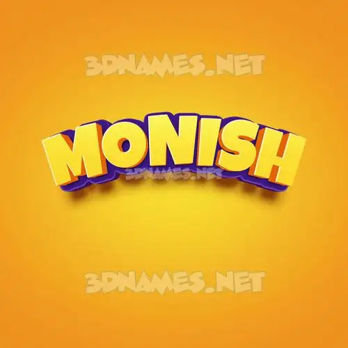 monish in Orange Toon style - 3D name wallpaper monish in Orange Toon style - 3D name wallpaper