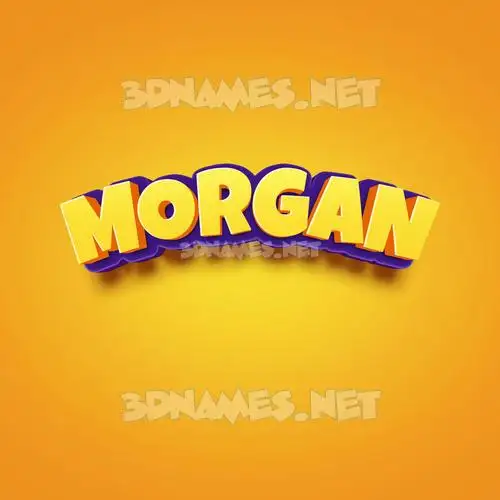 morgan in Orange Toon style - 3D name wallpaper morgan in Orange Toon style - 3D name wallpaper