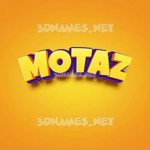 motaz in Orange Toon style - 3D name wallpaper motaz in Orange Toon style - 3D name wallpaper