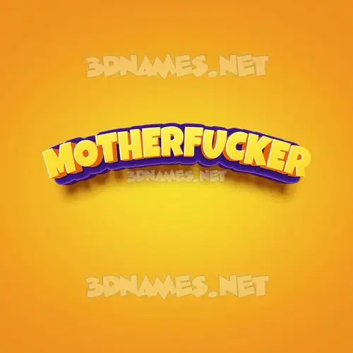 motherfucker in Orange Toon style - 3D name wallpaper motherfucker in Orange Toon style - 3D name wallpaper