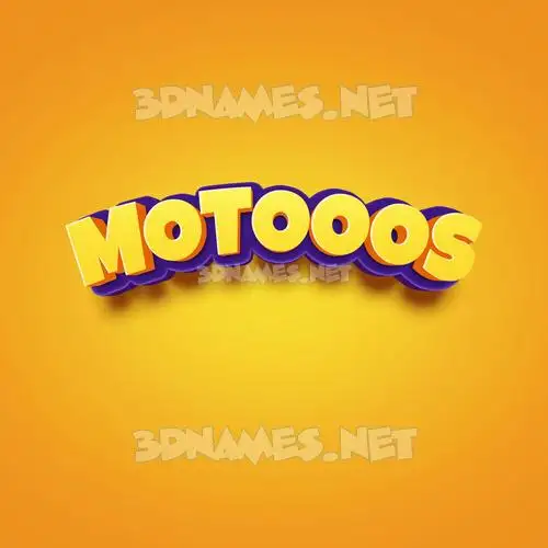 motooos in Orange Toon style - 3D name wallpaper motooos in Orange Toon style - 3D name wallpaper