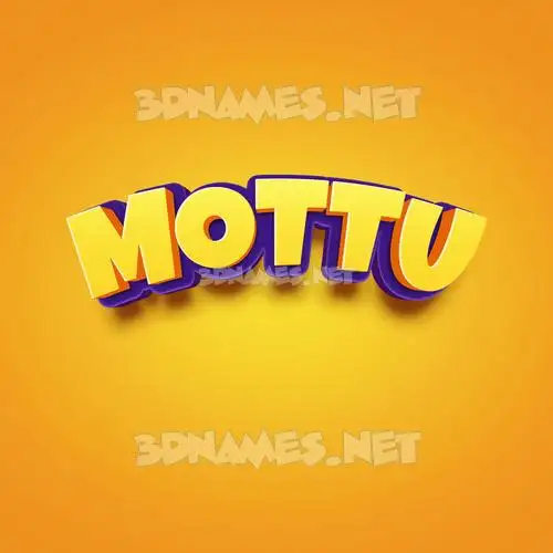 mottu in Orange Toon style - 3D name wallpaper mottu in Orange Toon style - 3D name wallpaper