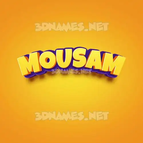 mousam in Orange Toon style - 3D name wallpaper mousam in Orange Toon style - 3D name wallpaper