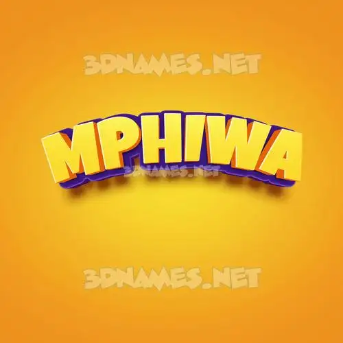 mphiwa in Orange Toon style - 3D name wallpaper mphiwa in Orange Toon style - 3D name wallpaper