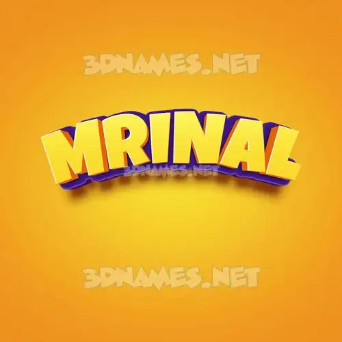 mrinal in Orange Toon style - 3D name wallpaper mrinal in Orange Toon style - 3D name wallpaper