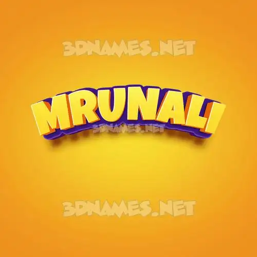 mrunali in Orange Toon style - 3D name wallpaper mrunali in Orange Toon style - 3D name wallpaper