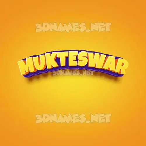 mukteswar in Orange Toon style - 3D name wallpaper mukteswar in Orange Toon style - 3D name wallpaper