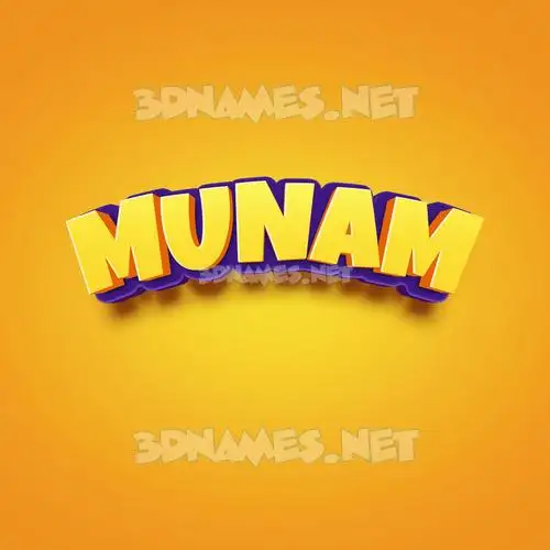 munam in Orange Toon style - 3D name wallpaper munam in Orange Toon style - 3D name wallpaper