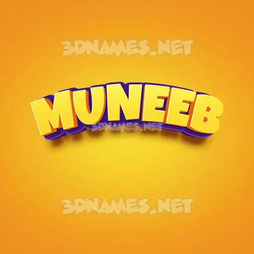 muneeb in Orange Toon style - 3D name wallpaper muneeb in Orange Toon style - 3D name wallpaper