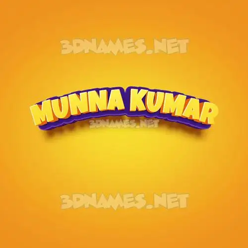 munna kumar in Orange Toon style - 3D name wallpaper munna kumar in Orange Toon style - 3D name wallpaper