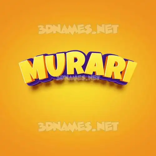 murari in Orange Toon style - 3D name wallpaper murari in Orange Toon style - 3D name wallpaper