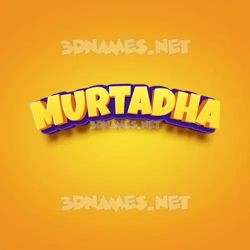 murtadha in Orange Toon style - 3D name wallpaper murtadha in Orange Toon style - 3D name wallpaper