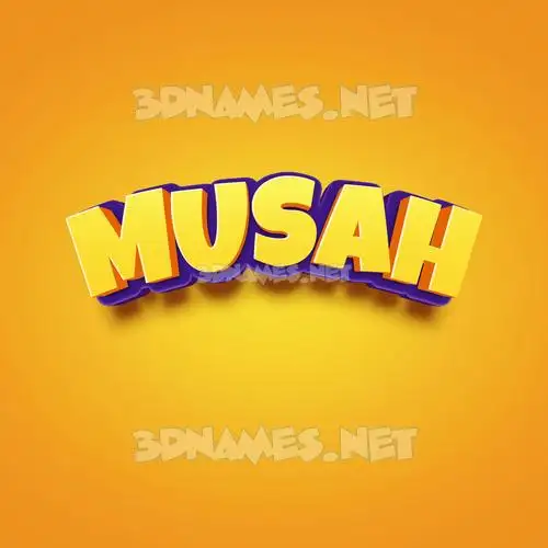 musah in Orange Toon style - 3D name wallpaper musah in Orange Toon style - 3D name wallpaper