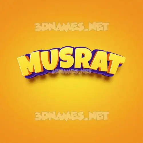 musrat in Orange Toon style - 3D name wallpaper musrat in Orange Toon style - 3D name wallpaper