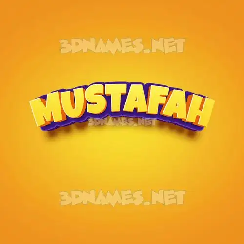 mustafah in Orange Toon style - 3D name wallpaper mustafah in Orange Toon style - 3D name wallpaper